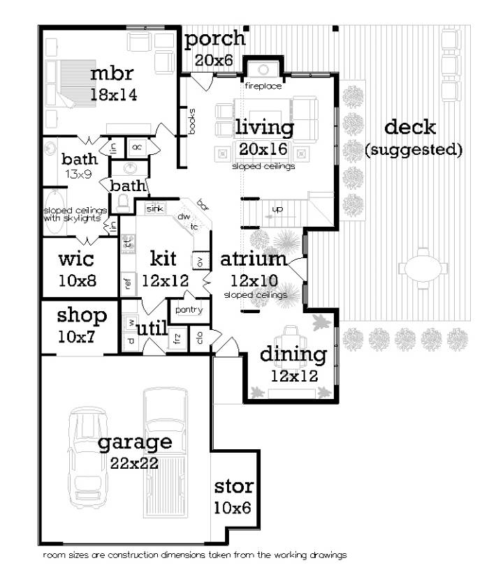 Main Level Floor Plan